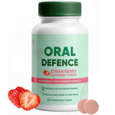 Megacephalus Oral Defence Strawberry Chewables front view packaging