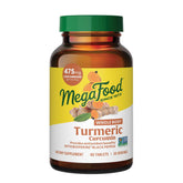 MegaFood Turmeric Extra Strength Supplement 500mg front view
