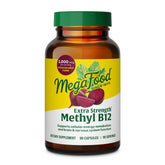 MegaFood Vitamin B12 Extra Strength 3000mcg bottle front view