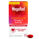 MegaRed Krill Oil 750mg Ultra Concentrated Softgel front view