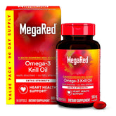 MegaRed Omega 3 Krill Oil 30 Softgels front view