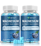 MENXI Magnesium Gummies bottle front view with 60 gummies
