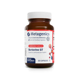 Metagenics Berberine HCl 500mg Vegetarian Capsules front view