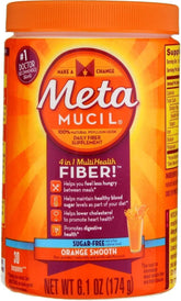 Metamucil Daily Fibre Supplement Powder 649g front view with packaging