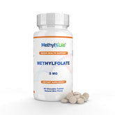 Methyl-Life L-Methylfolate 5 mg chewable tablets front view