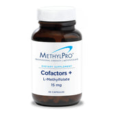 MethylPro L-Methylfolate 15mg + Cofactors 30 Capsules front view