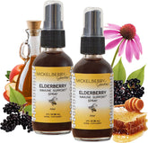 Mickelberry Gardens Elderberry Syrup 142g front view with label