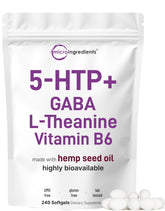Micro Ingredients 5-HTP+ Complex Softgels front view