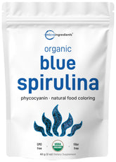 Micro Ingredients Blue Spirulina Powder front view packaging