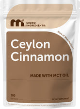 Micro Ingredients Ceylon Cinnamon Softgels 300 count front view