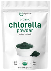 Micro Ingredients Chlorella Powder 20oz front view