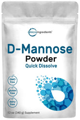 Micro Ingredients D-Mannose Powder 340g front view