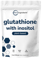 Micro Ingredients Glutathione Powder with Inositol 500mg front view