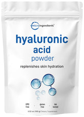 Micro Ingredients Hyaluronic Acid Powder 100g front view