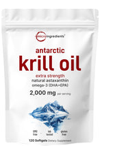 Micro Ingredients Krill Oil Softgels 2000mg front view
