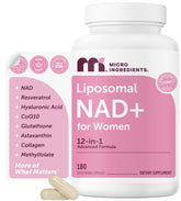 Micro Ingredients Liposomal NAD+ 12-in-1 Supplement front view