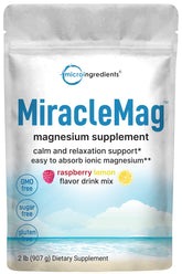 Micro Ingredients Magnesium Citrate Powder 921g front view