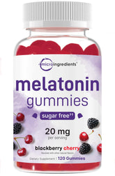 Micro Ingredients Melatonin Gummies 120 Count front view