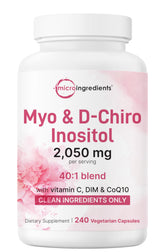 Micro Ingredients Myo & D-Chiro Inositol Complex 200g front view