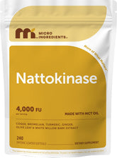 Micro Ingredients Nattokinase Softgels package front view