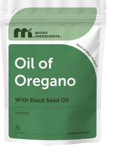 Micro Ingredients Oil of Oregano Softgels bottle front view