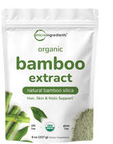 Micro Ingredients Organic Bamboo Extract Powder pouch front view