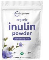 Micro Ingredients Organic Chicory Root Inulin Powder front view