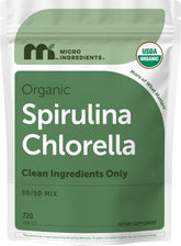 Micro Ingredients Organic Spirulina Chlorella Tablets pouch front view