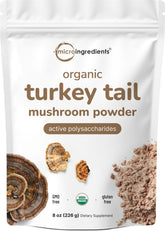 Micro Ingredients Organic Turkey Tail Mushroom Powder 240g front view