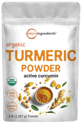 Micro Ingredients Organic Turmeric Powder 5lb front view