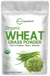 Micro Ingredients Organic Wheatgrass Superfood Powder front view