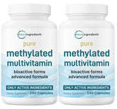 Micro Ingredients Pure Methylated Multivitamin Complex front view