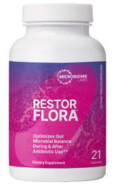 Microbiome Labs RestorFlora PD Probiotic Capsules front view