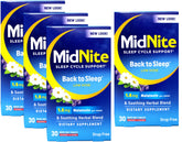 MidNite Support Quick Melt Tablets packaging front view
