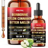 MILIVOL Berberine Liquid Drops 60ml bottle front view