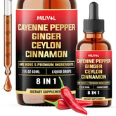 MILIVOL Liquid Cayenne Pepper Drops 60ml front view