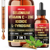 MILIVOL Selenium Liquid Drops 30ml bottle front view