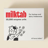 milktab Lactase Supplement 30 capsules front view
