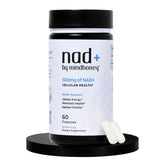 MINDHONEY NAD+ 500mg supplement capsule bottle front view