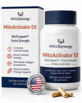 MitoSynergy Copper Supplement 60 capsules front view