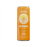 Mitra9 Kava Kava Seltzer can front view with orange dreamsicle design