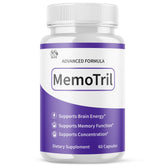 MJO Memotril Capsules bottle front view with 30 servings