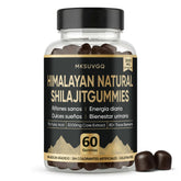 MKSUVGQ Shilajit Gummies bottle front view with 60 gummies