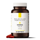 Molecular Fertility Omega-3 Softgels front view packaging