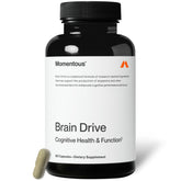 Momentous Brain Drive blended vitamin supplement front view