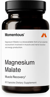 Momentous Magnesium Malate 220mg supplement front view
