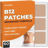 MONIER Vitamin B12 Patches front view in packaging