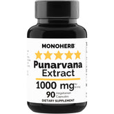 MONOHERB Punarnava Extract 1000mg vegan capsules front view