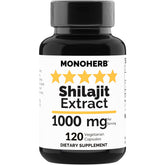 MONOHERB Shilajit Capsules front view with packaging