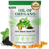 Moravax Oregano Oil Softgels bottle front view